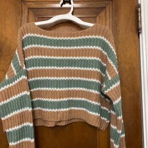 American Eagle striped sweater